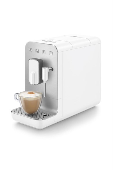 50's Style Bcc02 Espresso Otomatik Kahve Makinesi Mat Beyaz