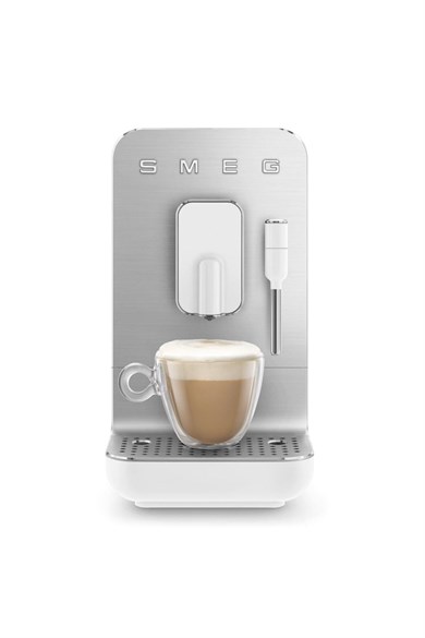 50's Style Bcc02 Espresso Otomatik Kahve Makinesi Mat Beyaz
