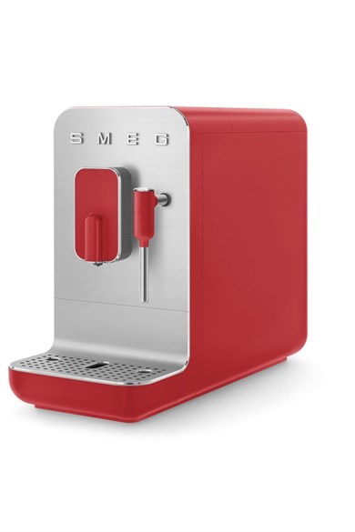50's Style Bcc02 Espresso Otomatik Kahve Makinesi Mat Kırmızı