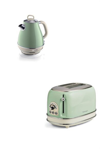 ARIETEAriete Vintage Kettle ve Ekmek Kızartma Makinesi Yeşil00C286904AR000C015514AR0