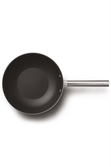 SMEGSMEG Cookware 50'S Style Krem WOK Tava 30 cmCKFW3001RDM