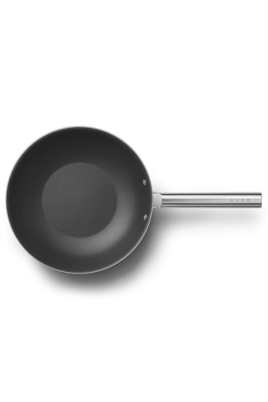 SMEGSMEG Cookware 50'S Style Krem WOK Tava 30 cm CKFW3001CRM