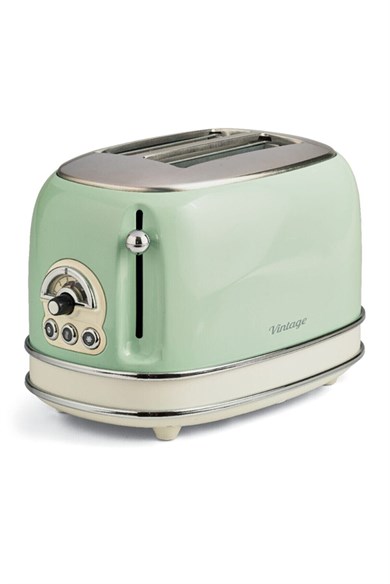 Yeşil Vintage Ekmek Kızartma Makinesi